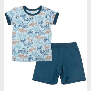 Joha Natt�j - 2-Delt - Viskose/Bambus - Bl� m. ATV