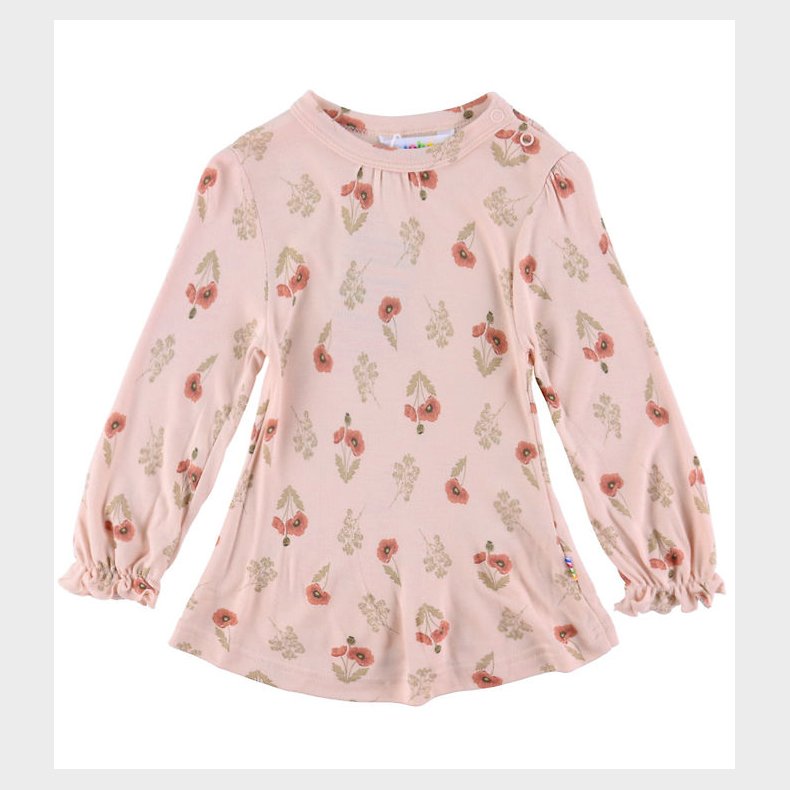 Joha Bluse - A-Shape - Viskose/Bambus - Lyserd m. Blomst