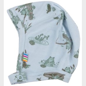 Joha Babyhjelm - Viskose/Bambus - Lysebl� m. Fr�er