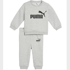 Puma Sweatst - Minicats Ess Crew - Light Gray Heather