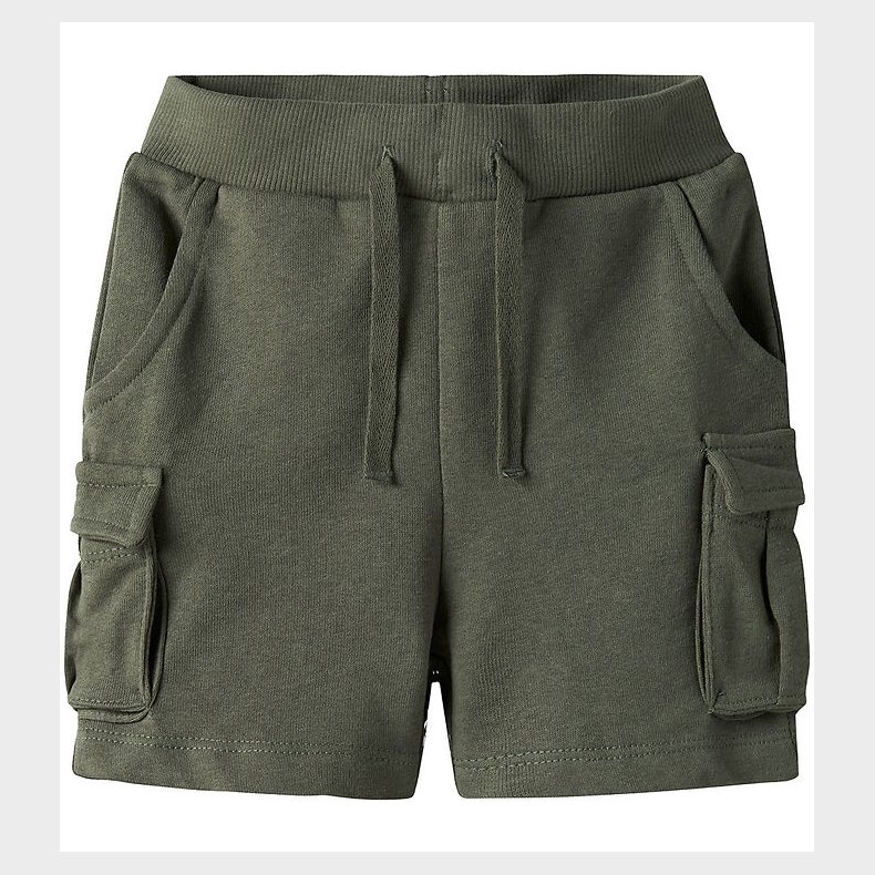 Name It Sweatshorts - Noos - NmmOli - Dusty Olive