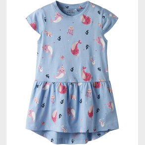 Name It Kjole - Noos - NmfVigga - Chambray Blue/Whales