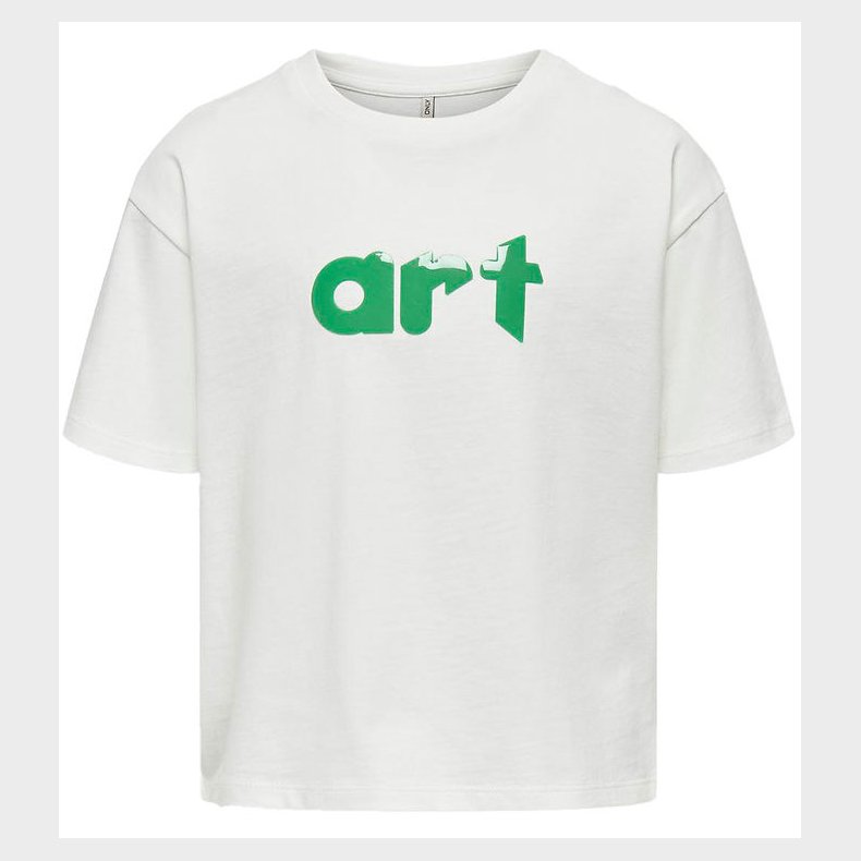 Kids Only T-shirt - KogCelia - Cloud Dancer/Art