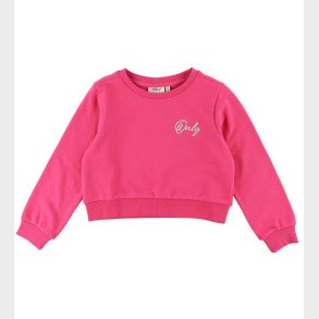 Kids Only Sweatshirt - KogCeleste - Fuchsia purple/Silver Glitte