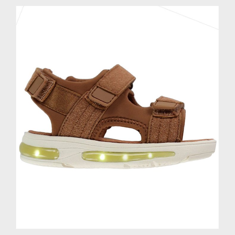 En Fant Sandaler - Velcro w. Light - Mocha Mousse