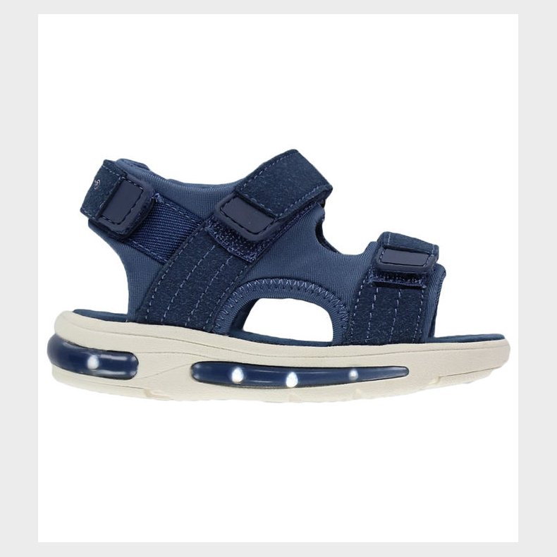 En Fant Sandaler - Velcro w. Light - Vintage Indigo
