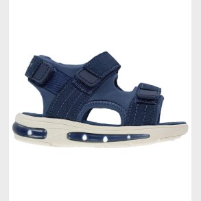 En Fant Sandaler - Velcro w. Light - Vintage Indigo