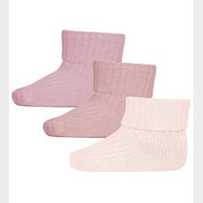 MP Str�mper - 3-pak - Rib - Cherry Blossom