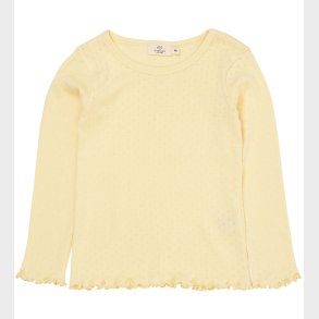 Copenhagen colors Bluse - Pointelle - Lt. Tellow
