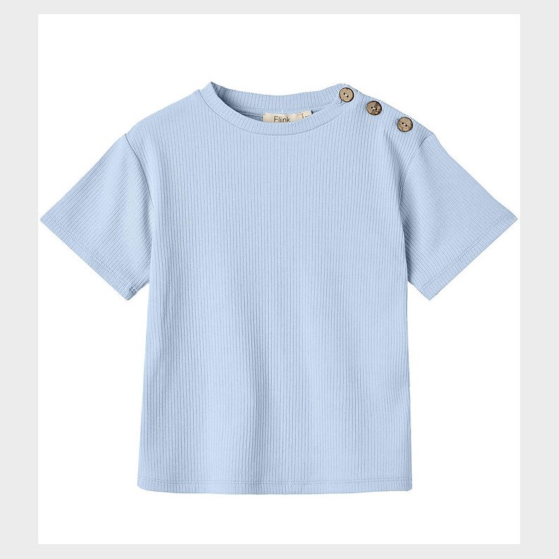 Fliink T-shirt - Rib - Kenna - Dream Blue
