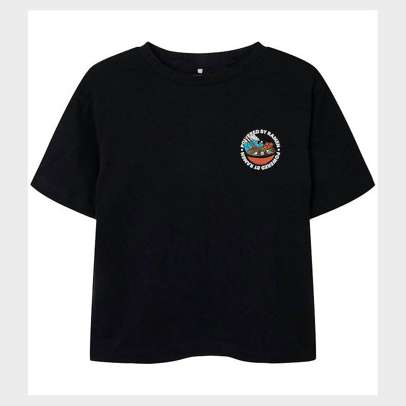 Name It T-shirt - NkmSilass - Sort m. Print