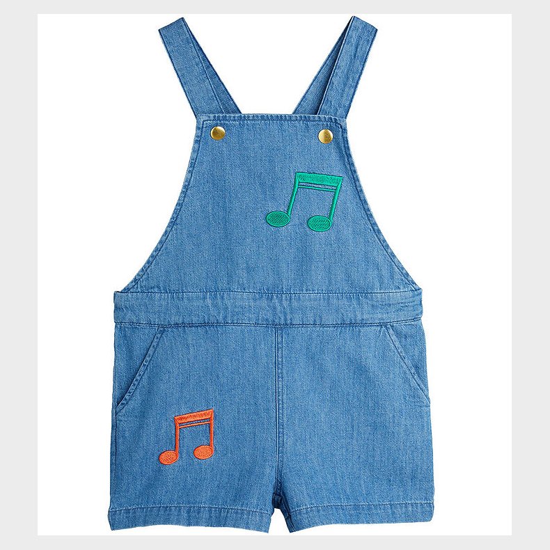 Mini Rodini Smkbukser - Denim - Note - Bl