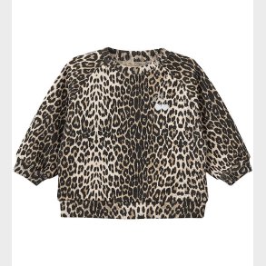 Sofie Schnoor Sweatshirt - Elissb - Light Brown Leopard m. S�lv