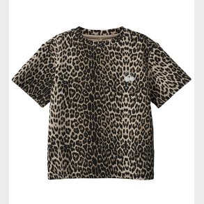 Sofie Schnoor T-shirt - Ayask - Light Brown Leopard