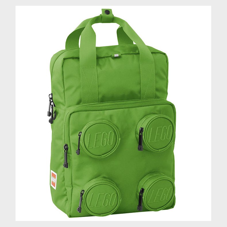 LEGO® Skoletaske - Brick - 15 L - Bright Green