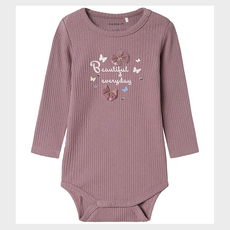Name It Body l/ - Rib - NbfDikka - Elderberry