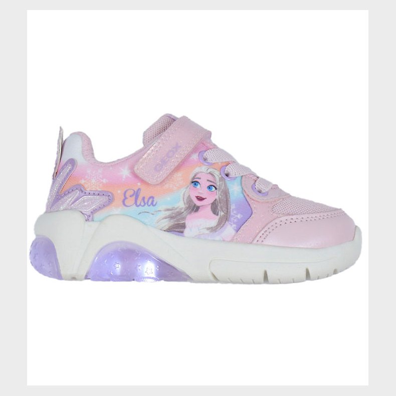 Geox Blinkesko - J Fadinlight - Disney Frozen - Pink/Lilac