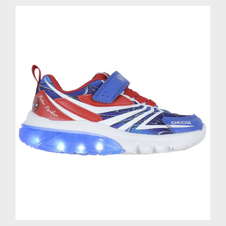 Geox Blinkesko - J Ciberdron - Marvel Spider-Man - Royal/Red