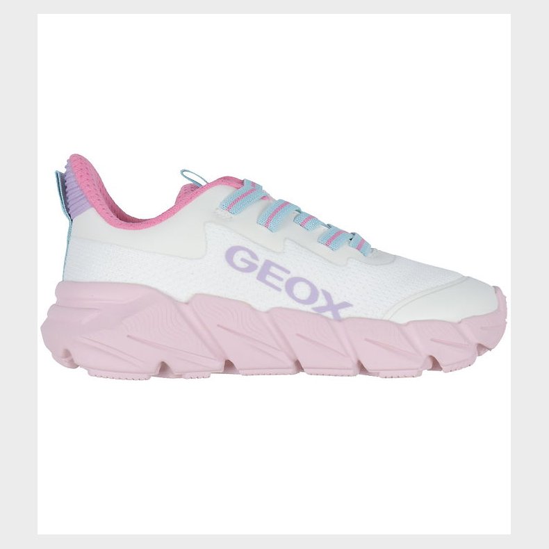 Geox Sko - J Flexyper Fast - Hvid/Pink