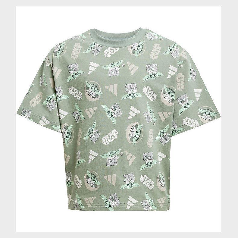 adidas Performance T-shirt - Star Wars mandalorian - Silver Gree