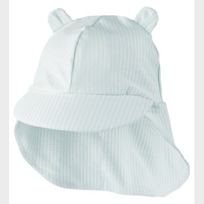 Liewood Badehat - Senia - UV40+ - Stripe Pure Sky/Creme De La Cr