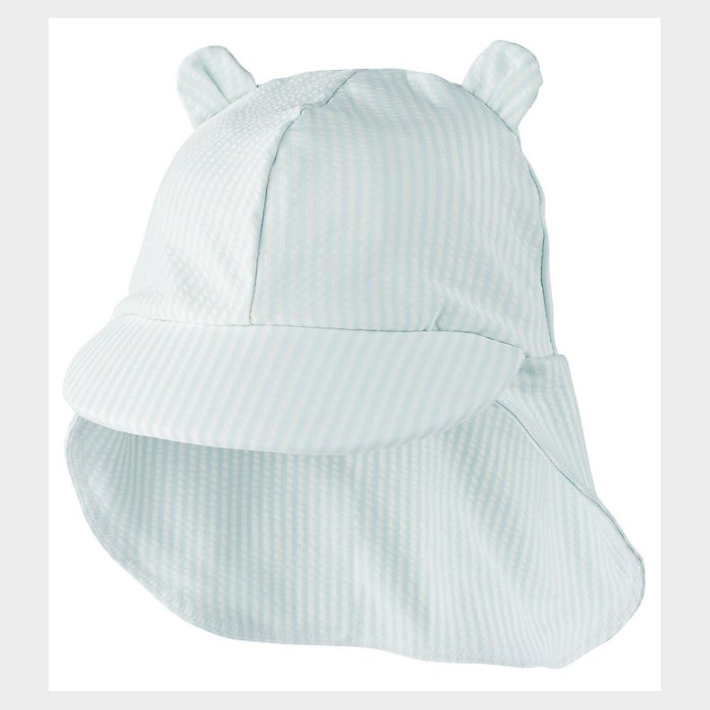 Liewood Badehat - Senia - UV40+ - Stripe Pure Sky/Creme De La Cr