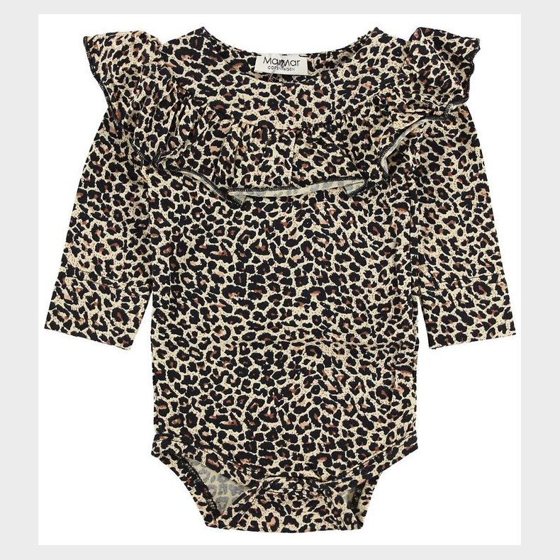 MarMar Body - L/� - Bibbi - Brun Leopardprint m. Fl�se