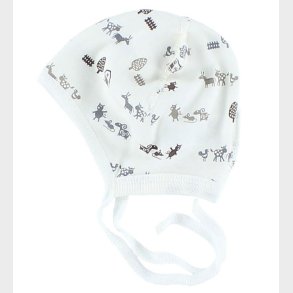 Joha Babyhjelm m. rer - Creme m. Dyr