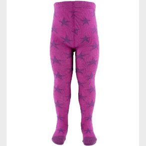 Fuzzies Strmpebukser - Cerise m. Stjerner