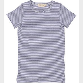 MarMar T-shirt - Rib - Modal - Tago - Blue Stripe