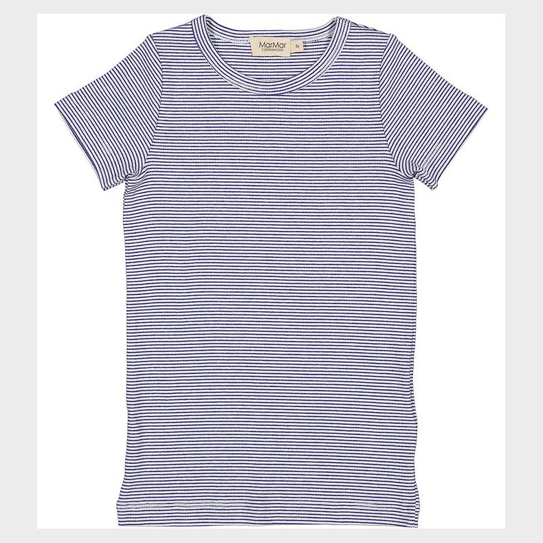 MarMar T-shirt - Rib - Modal - Tago - Blue Stripe