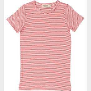 MarMar T-shirt - Rib - Modal - Tago - Red Stripe