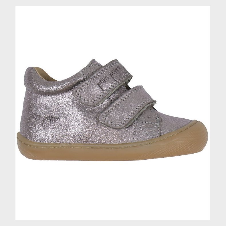 Pom Pom Begyndersko - First Sport Velcro - Dark Rose Glitter