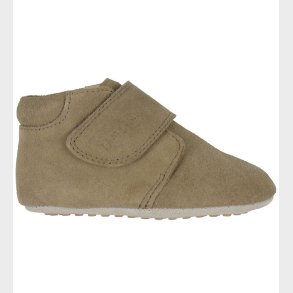 Pom Pom Skindfutter - Beginners Velcro Season - Khaki Suede