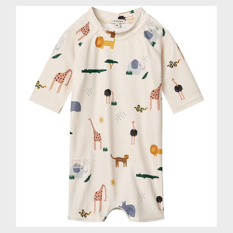 Liewood Badeheldragt - Thor - Safari Sandy Mix