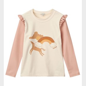 Liewood Badebluse - Tenley - UV40+ - Pale Tuscany/Ecru