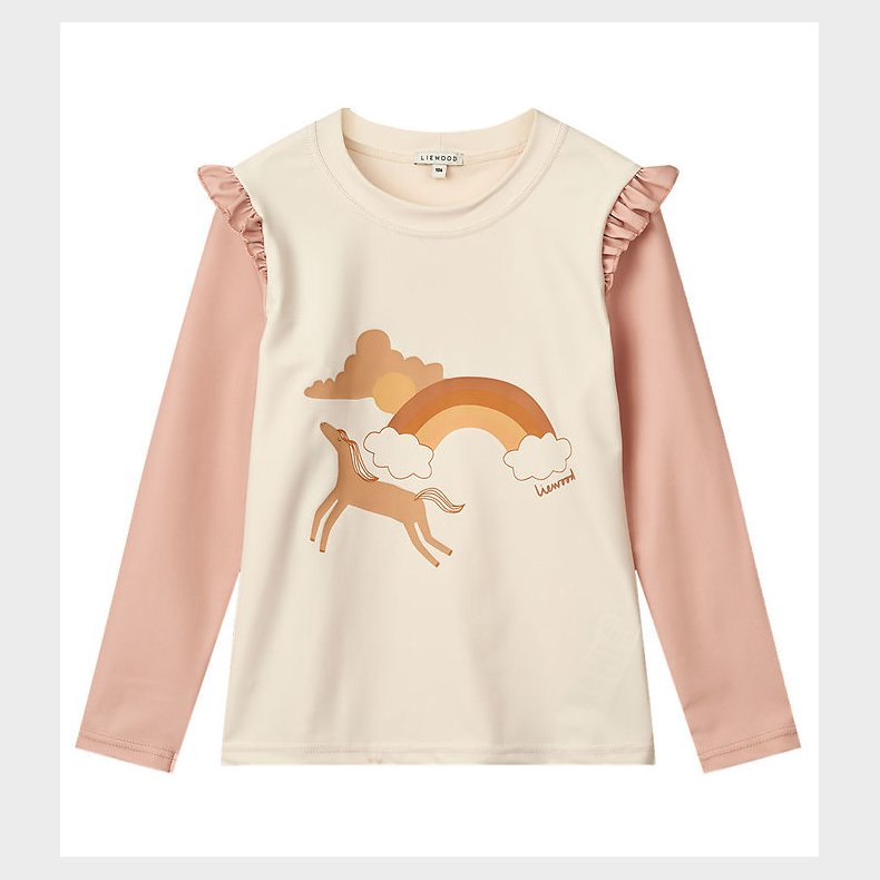 Liewood Badebluse - Tenley - UV40+ - Pale Tuscany/Ecru