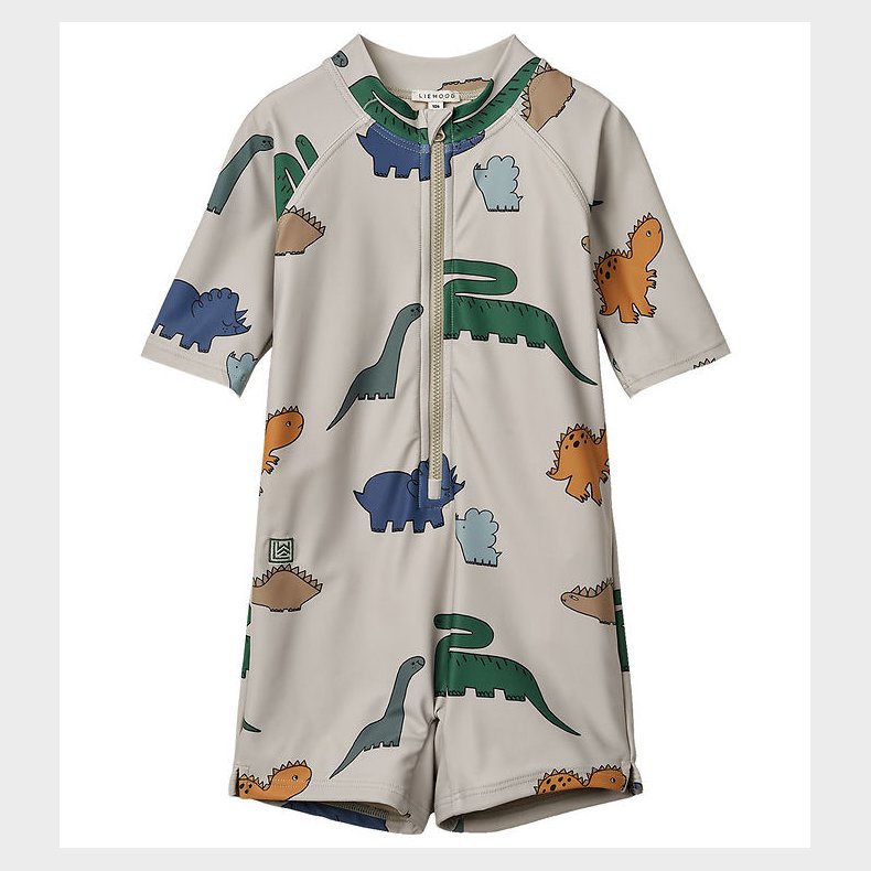 Liewood Badeheldragt - Max - Dinosaurs/Mist
