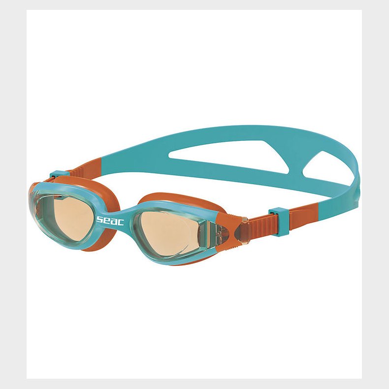 Seac Sv�mmebriller - Ritmo Junior - Lysebl�/Orange