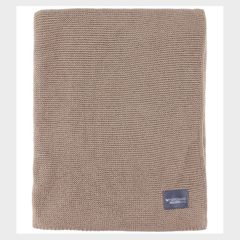 Nrgaard Madsens Plaid - Strik - 95x75 - Beige