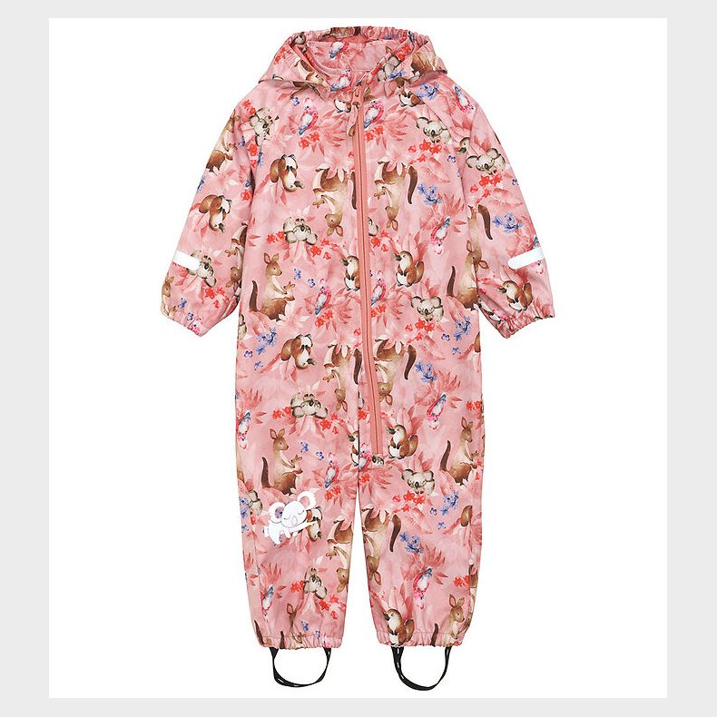 CeLaVi Softshelldragt - Peach Blossom m. Print