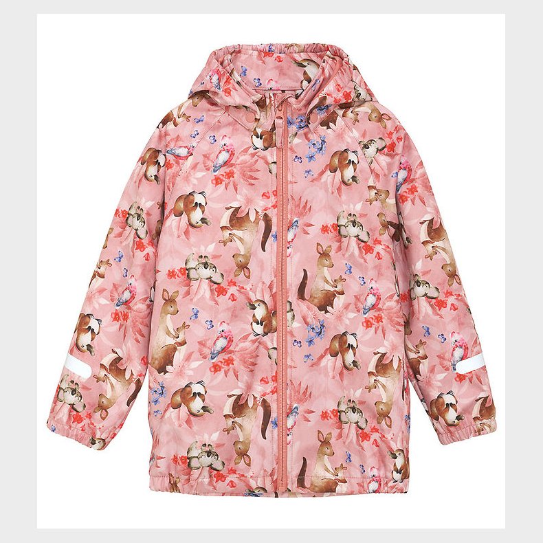 CeLaVi Softshelljakke - Peach Blossom m. Print