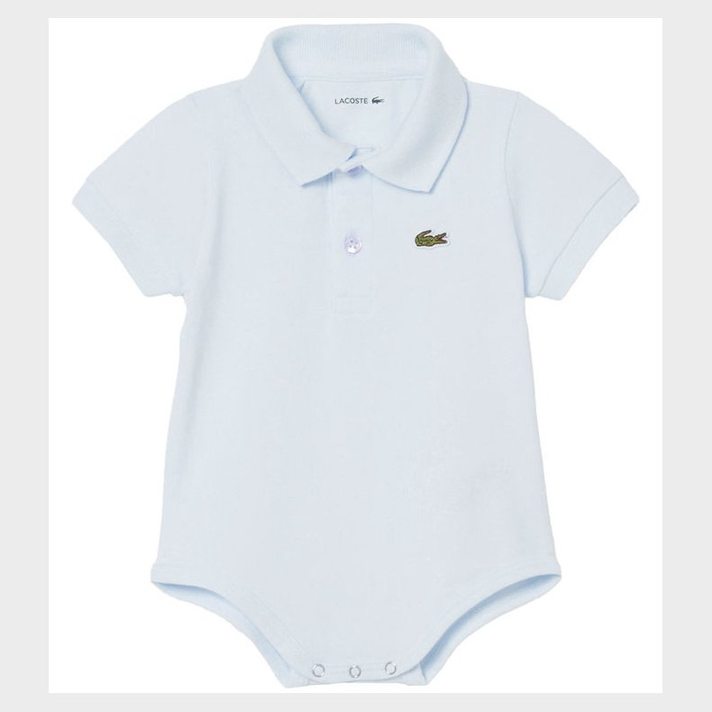 Lacoste Body k/ - Piqu - Bleu Clair m. Logo