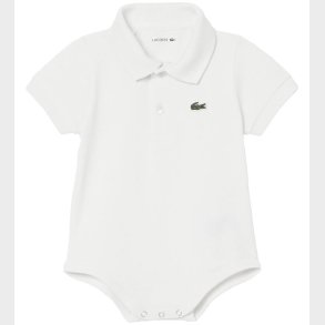 Lacoste Body k/ - Piqu - Hvid m. Logo