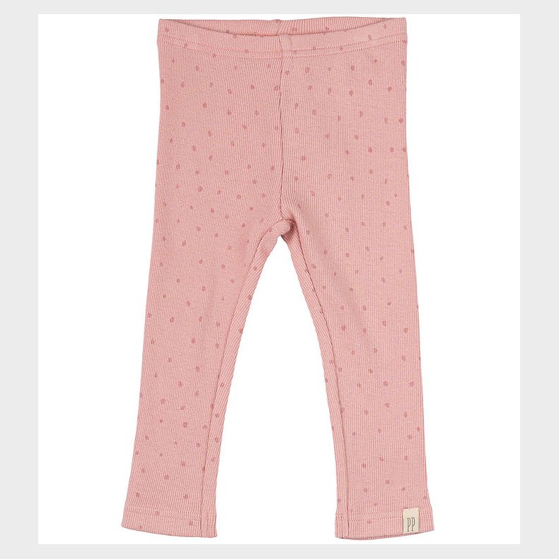 Petit Piao Leggings - Rib - Modal - Bright Rose