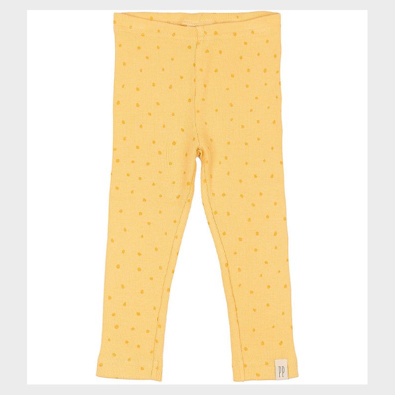 Petit Piao Leggings - Rib - Modal - Yellow Sun