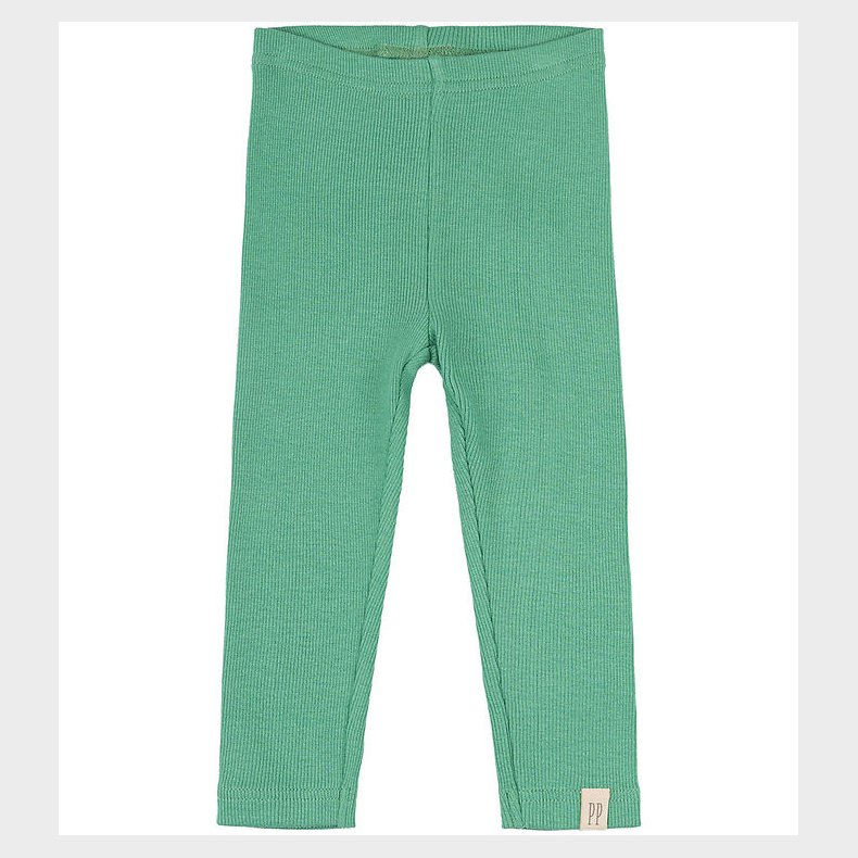 Petit Piao Leggings - Rib - Modal - Green Spruce