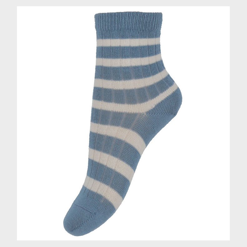 MP Strmper - Eli - Provincial Blue/Hvidstribet