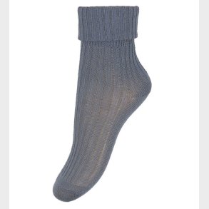 MP Str�mper - Bambus - Rib - Stone Blue