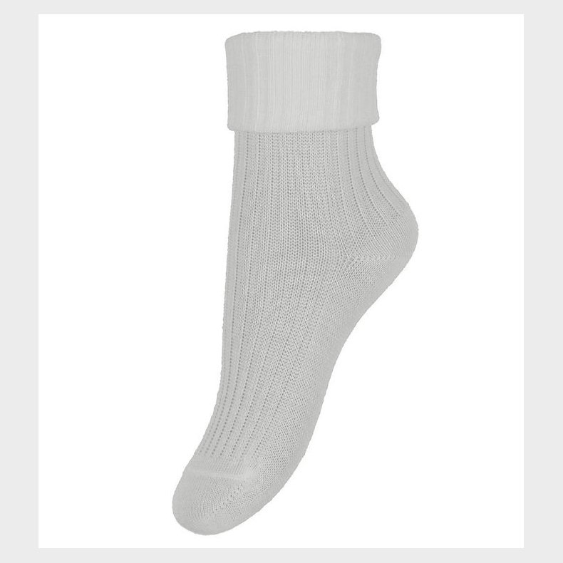 MP Strmper - Bambus - Rib - Snow White